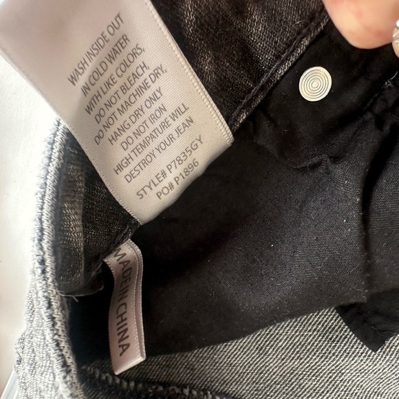 Special A Distressed wide leg gray fray jean size 11 30 - Picture 7 of 7